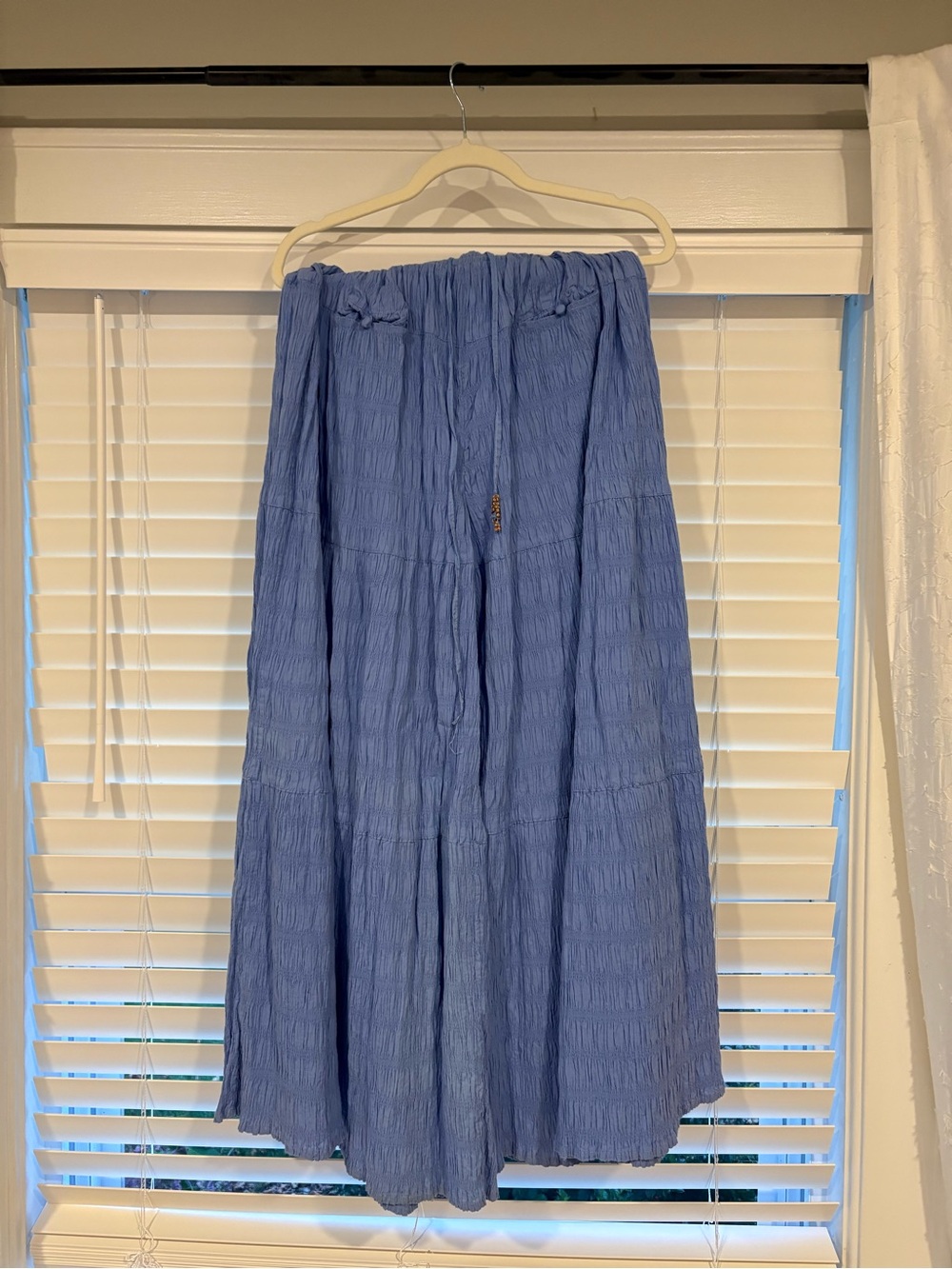 Free People Periwinkle Tiered Maxi Skirt/Pants